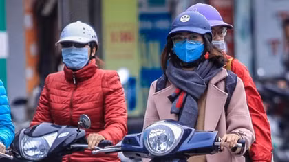 Miền Bắc trời rét, khô hanh