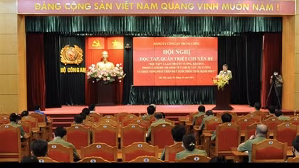 Bộ Công an tổ chức học tập và làm theo tư tưởng, đạo đức, phong cách Hồ Chí Minh