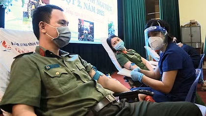 Hàng trăm CBCS Công an Đà Nẵng hiến máu nhân đạo
