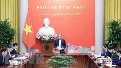 Phiên họp thứ nhất Hội đồng Quốc phòng và An ninh nhiệm kỳ 2021-2026