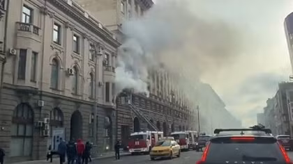 Cháy tại toà nhà có cơ quan đại diện thương mại Việt Nam ở Moscow