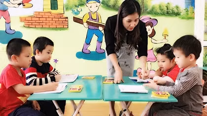 Tận dụng “thời gian vàng” để học trực tiếp,  không tổ chức dạy trực tuyến cho trẻ mầm non
