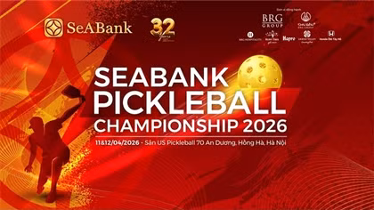 SeABank tổ chức giải Pickleball Championship 2026 gây quỹ học bổng cho trẻ em nghèo