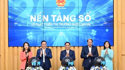 Khai trương nền tảng số về phát triển thị trường nước ngoài