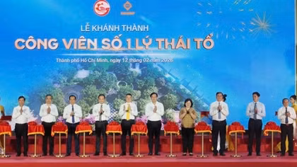 Khánh thành Công viên số 1 Lý Thái Tổ – biểu trưng cho sự hồi sinh và lòng nhân ái