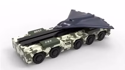 Lộ hình ảnh máy phóng điện từ trên xe bánh hơi của Trung Quốc