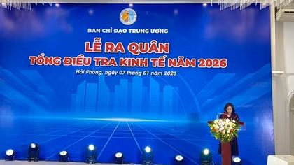 Ra quân Tổng điều tra kinh tế năm 2026