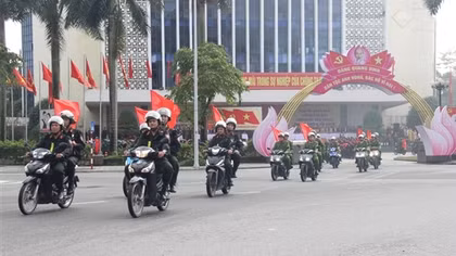 Công an TP Huế bảo vệ tuyệt đối an ninh, an toàn trong những ngày diễn ra Đại hội XIV của Đảng