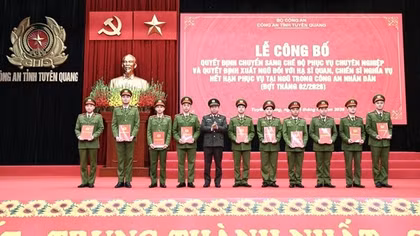 Hành trình viết tiếp ước mơ - Từ chiến sĩ nghĩa vụ thành chiến sĩ CAND