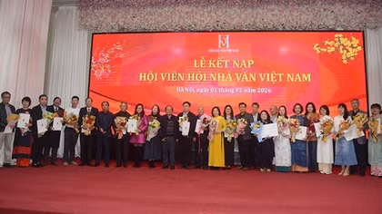 Hội Nhà văn Việt Nam kết nạp 62 hội viên mới