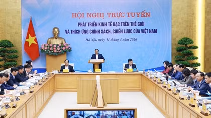 Thủ tướng Phạm Minh Chính chủ trì Hội nghị về phát triển "kinh tế bạc"