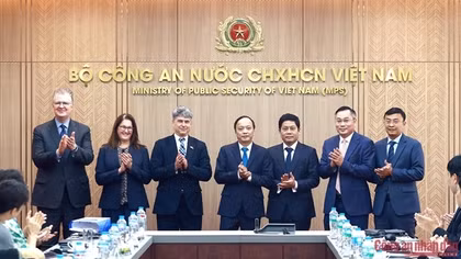 Bộ Công an mở rộng không gian hợp tác với doanh nghiệp Hoa Kỳ