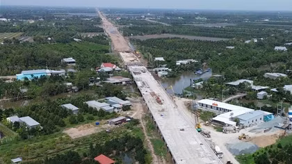 Đồng bằng sông Cửu Long đẩy nhanh tiến độ các dự án hạ tầng, giao thông