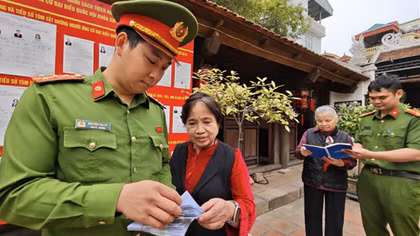 Đảm bảo an ninh, an toàn các điểm bỏ phiếu bầu cử