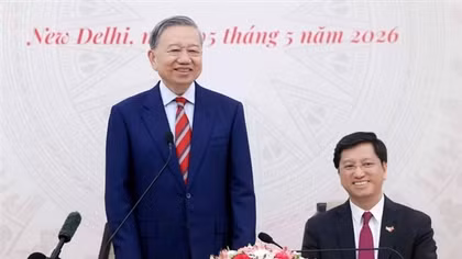 Tổng Bí thư, Chủ tịch nước Tô Lâm gặp gỡ cộng đồng người Việt Nam tại Ấn Độ
