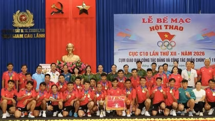 Sôi nổi Hội thao Cụm giao ban công tác Đảng và công tác quần chúng số 11
