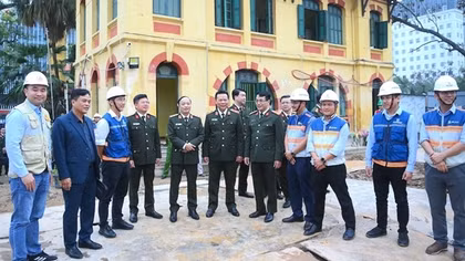 Thứ trưởng Đặng Hồng Đức kiểm tra tiến độ các dự án xây dựng của Bộ Công an