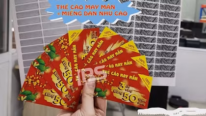 Thẻ cào trúng thưởng, trò chơi mất Tết