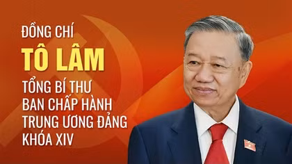 Đồng chí Tô Lâm được bầu làm Tổng Bí thư Ban Chấp hành Trung ương Đảng khóa XIV
