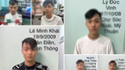 Bắt nhóm thanh, thiếu niên thủ hung khí đi trộm cắp tài sản