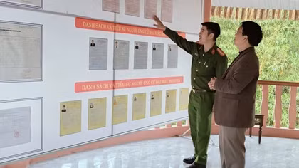 Công an xã biên giới đảm bảo an ninh an toàn bầu cử vừa phối hợp đánh án liên tỉnh