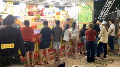 Bắt hàng chục đối tượng dựng các gian hàng “ma” lừa đảo khách chơi rút thăm trúng thưởng