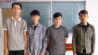 Băng cướp “tuổi teen” ở Đồng Tháp sang An Giang gây án bị bắt sau 6 giờ