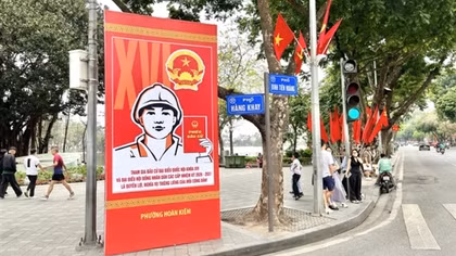 Hà Nội rộn ràng cờ hoa trước ngày bầu cử, chờ đón hơn 6 triệu cử tri