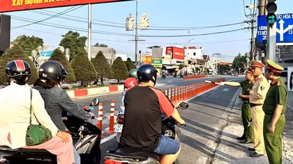 Công an Tây Ninh đẩy mạnh nhiều giải pháp bảo đảm TTATGT