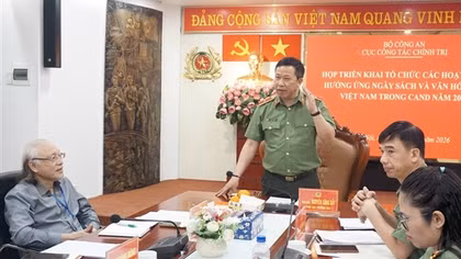 Ngày Sách và Văn hóa đọc Việt Nam trong CAND được tổ chức thiết thực, sinh động