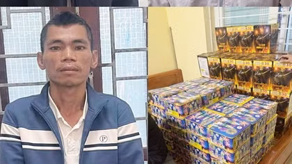 Bắt giữ 3 đối tượng, thu gần 300kg pháo hoa nổ