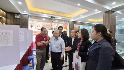 Các cán bộ hội viên Cựu Công an nhân dân Việt Nam gửi gắm niềm tin trước ngày bầu cử