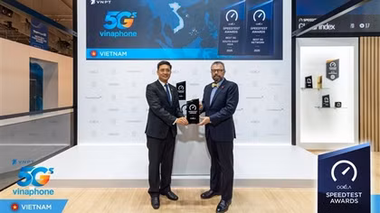 VinaPhone xác lập vị thế "Mạng 5G tốt nhất Đông Nam Á" tại Mobile World Congress 2026