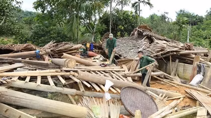 Giông lốc khiến cháu bé 13 tuổi ở Thanh Hóa tử vong