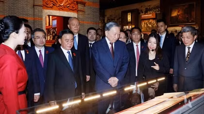 Tổng Bí thư, Chủ tịch nước Tô Lâm thăm Bảo tàng Lịch sử Đảng Cộng sản Trung Quốc