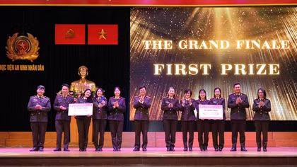 Học viện ANND lần đầu tiên tổ chức cuộc thi Olympic tiếng Anh dành cho cán bộ, giảng viên