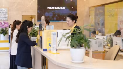 Nam A Bank kích hoạt đợt giảm lãi suất quy mô lớn trên cả hai chiều