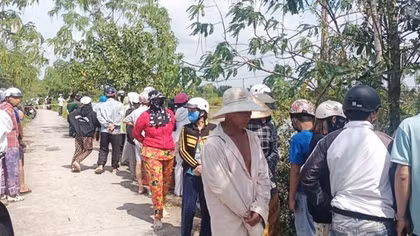 Điều tra vụ thi thể thiếu nữ nổi dưới đầm tôm