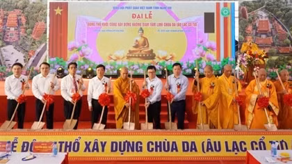 Khởi công xây dựng Chùa Da ở Nghệ An, nơi thờ tự hơn 500 nhà báo-liệt sĩ