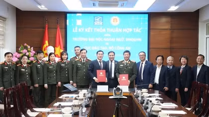 Hợp tác đào tạo, bồi dưỡng và nâng cao năng lực ngoại ngữ cho lực lượng CAND