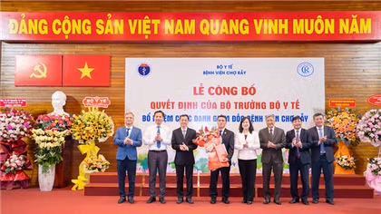 Bộ trưởng Bộ Y tế bổ nhiệm Giám đốc Bệnh viện Chợ Rẫy