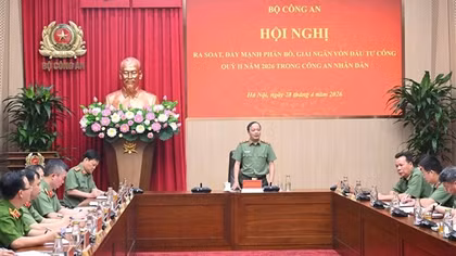 Đẩy mạnh phân bổ, giải ngân vốn đầu tư công Quý II trong Công an nhân dân