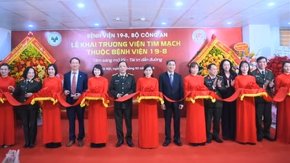 Bộ Công an công bố thành lập Viện Tim mạch Bệnh viện 19-8