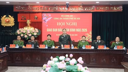 Công an TP Hà Nội đảm bảo tuyệt đối an ninh, an toàn dịp Tết Nguyên đán Bính Ngọ 2026