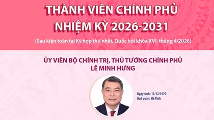 Thành viên Chính phủ nhiệm kỳ 2026-2031