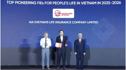 AIA Việt Nam được vinh danh tại Giải thưởng Rồng Vàng 2026