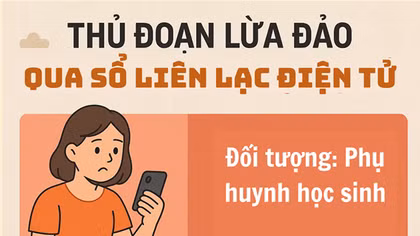 Cảnh giác với thủ đoạn lừa đảo mạo danh “Sổ liên lạc điện tử”