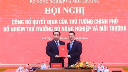 Bộ Nông nghiệp và Môi trường có tân Thứ trưởng