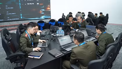 Ghi ở Trung tâm An ninh mạng quốc gia trước ngày khai mạc Đại hội XIV của Đảng
