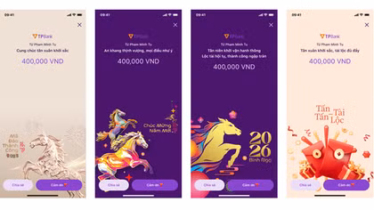 Chúc Tết một chạm, trao nụ cười xuân cùng TPBank ChatPay